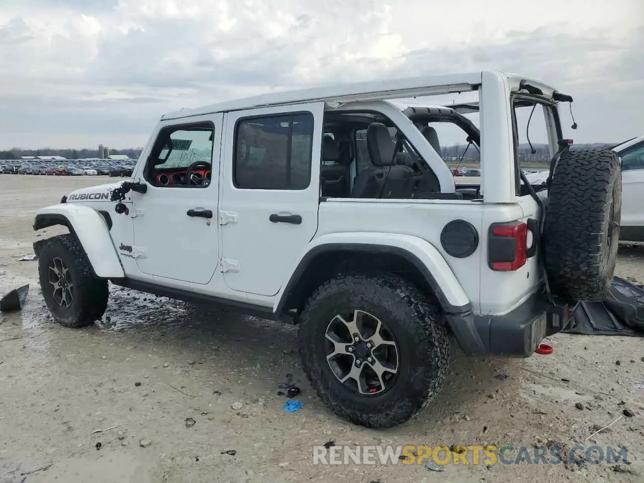 2 Photograph of a damaged car 1C4HJXFG3KW640345 JEEP WRANGLER 2019