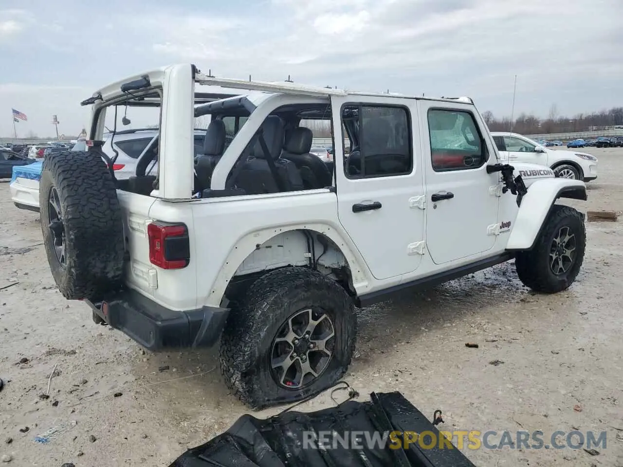 3 Photograph of a damaged car 1C4HJXFG3KW640345 JEEP WRANGLER 2019