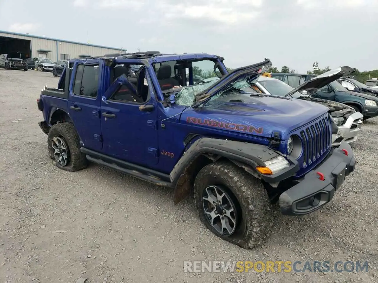 4 Photograph of a damaged car 1C4HJXFG3KW685107 JEEP WRANGLER 2019