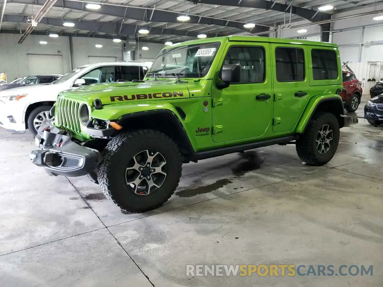 1 Photograph of a damaged car 1C4HJXFG4KW549035 JEEP WRANGLER 2019