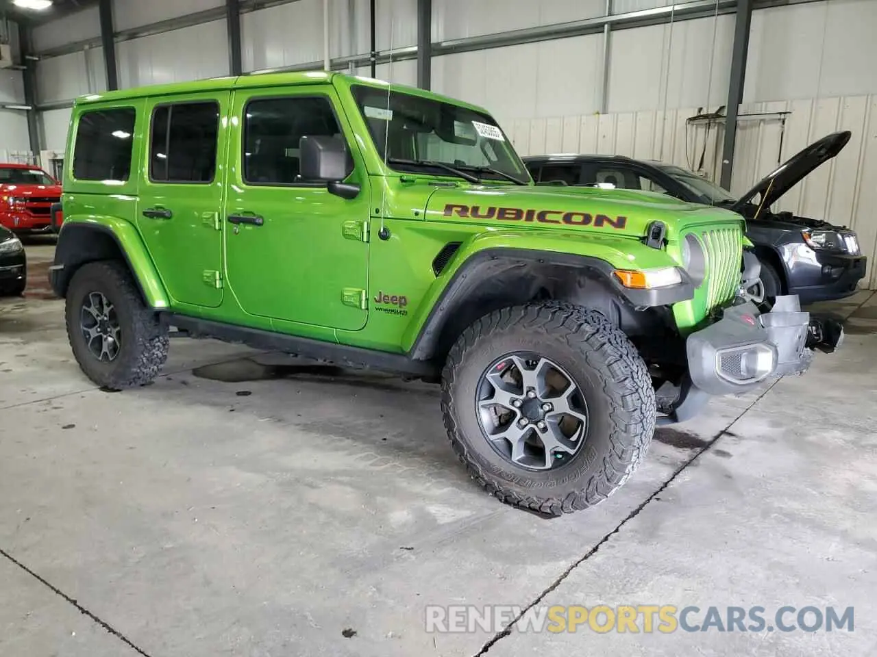 4 Photograph of a damaged car 1C4HJXFG4KW549035 JEEP WRANGLER 2019