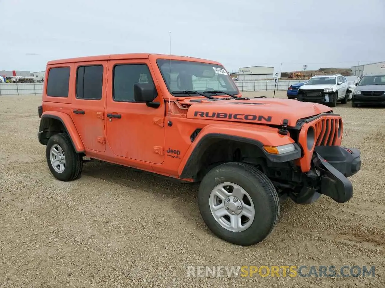 4 Photograph of a damaged car 1C4HJXFG5KW594789 JEEP WRANGLER 2019