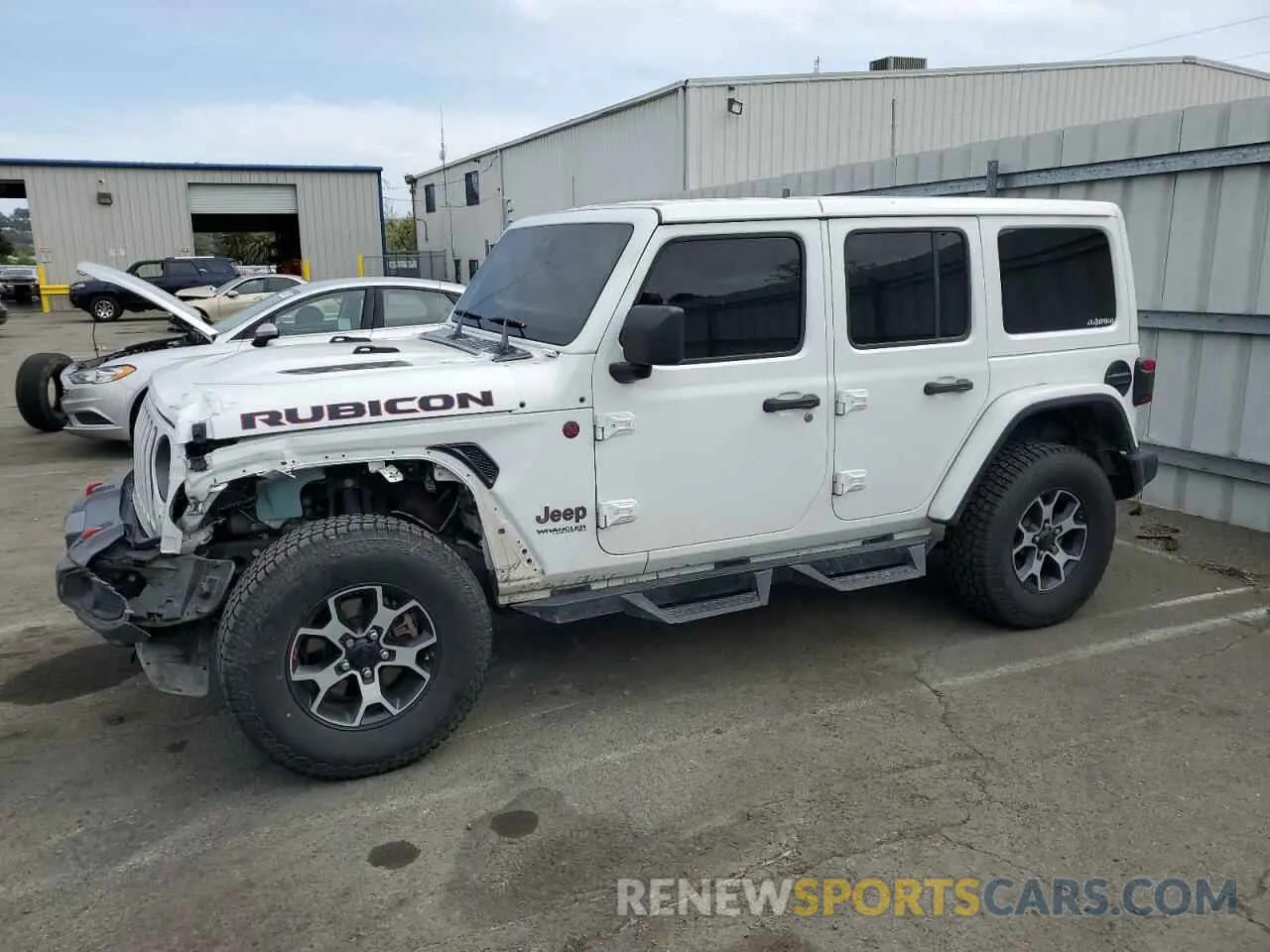 1 Photograph of a damaged car 1C4HJXFG6KW642011 JEEP WRANGLER 2019