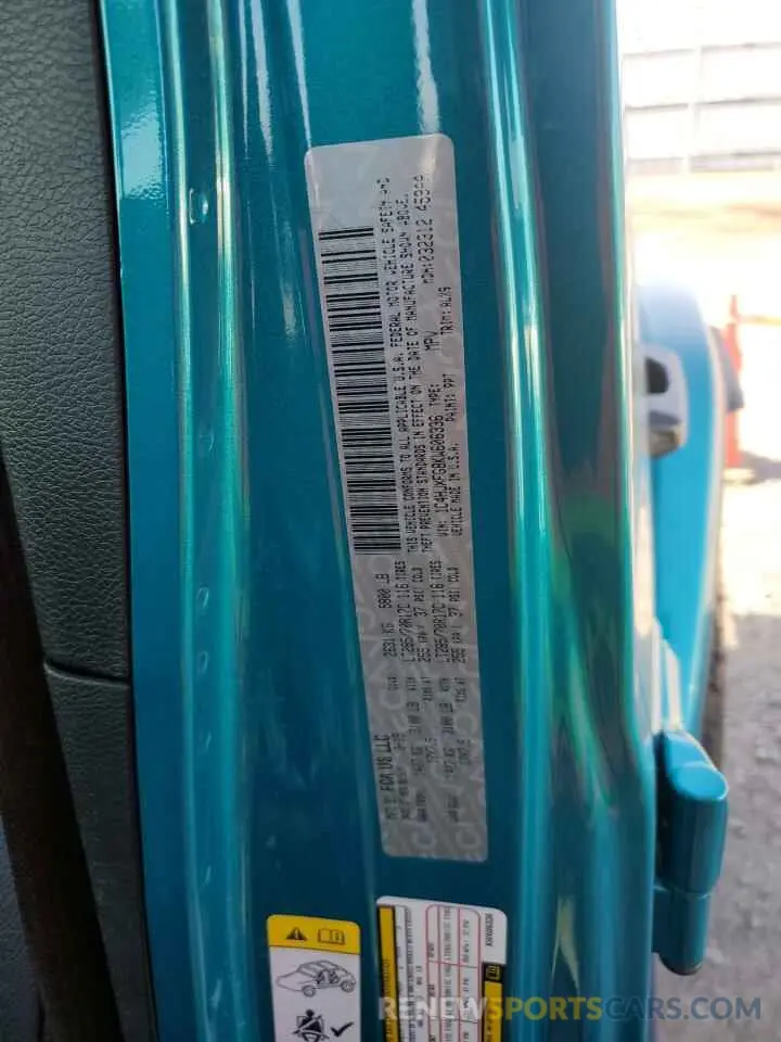 14 Photograph of a damaged car 1C4HJXFG8KW606336 JEEP WRANGLER 2019