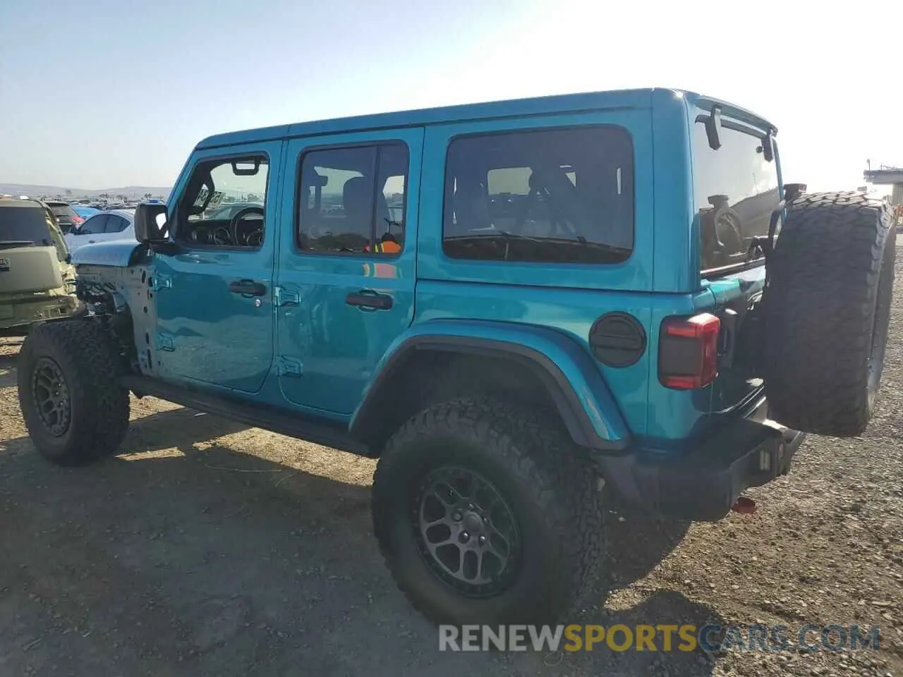 2 Photograph of a damaged car 1C4HJXFG8KW606336 JEEP WRANGLER 2019