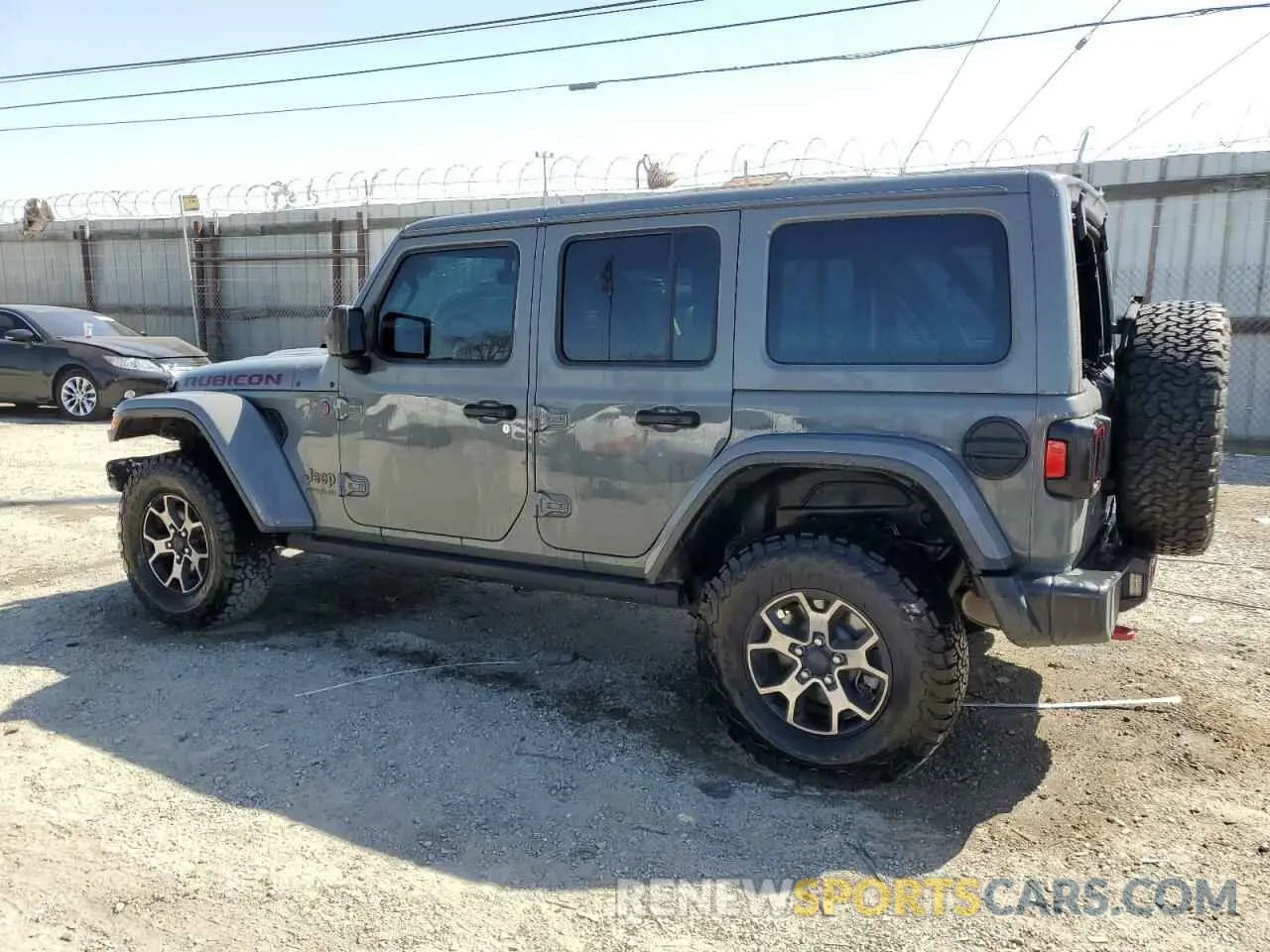 2 Photograph of a damaged car 1C4HJXFN1KW502477 JEEP WRANGLER 2019
