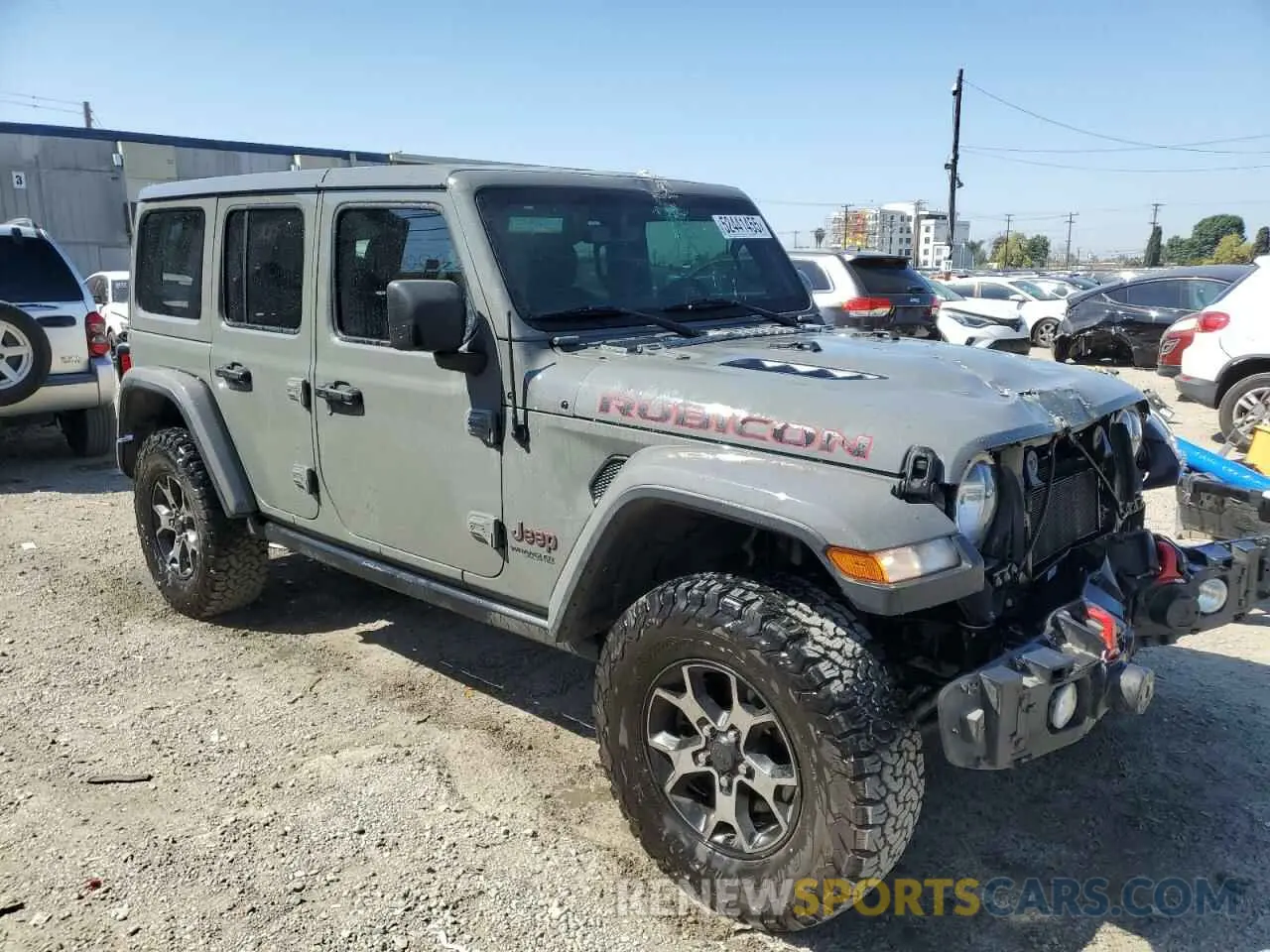 4 Photograph of a damaged car 1C4HJXFN1KW502477 JEEP WRANGLER 2019