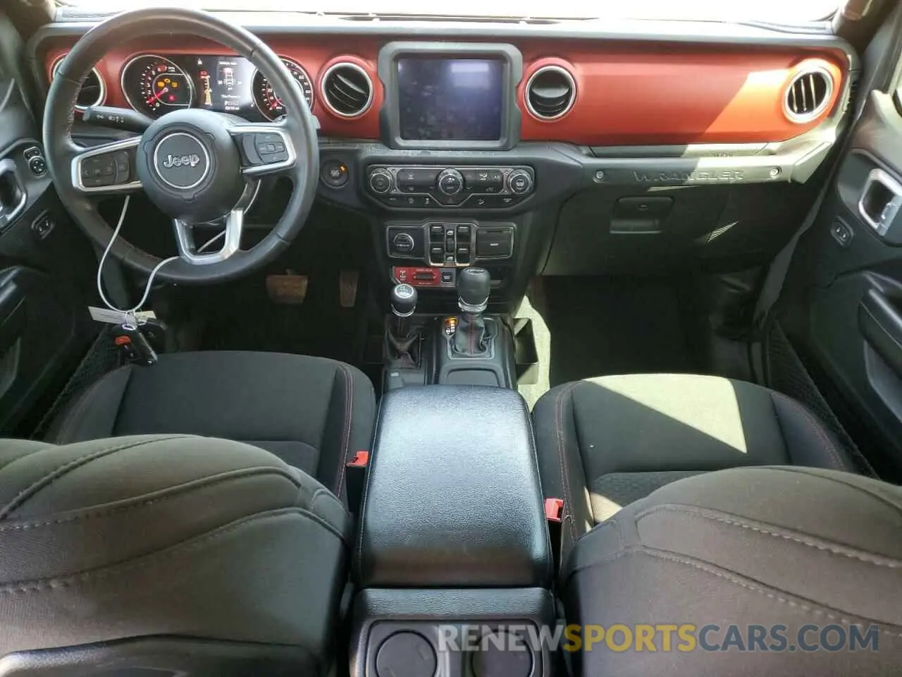 8 Photograph of a damaged car 1C4HJXFN1KW502477 JEEP WRANGLER 2019