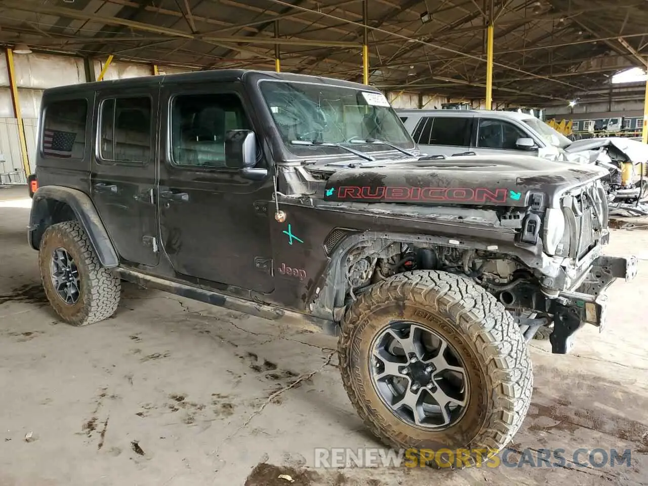 4 Photograph of a damaged car 1C4HJXFN1KW519098 JEEP WRANGLER 2019
