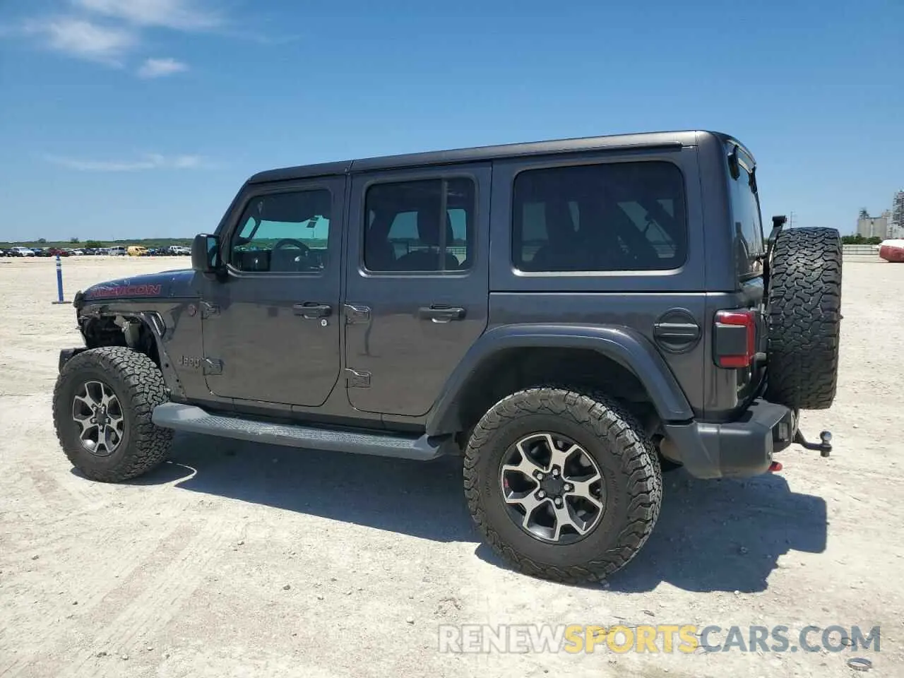 2 Photograph of a damaged car 1C4HJXFN3KW524951 JEEP WRANGLER 2019