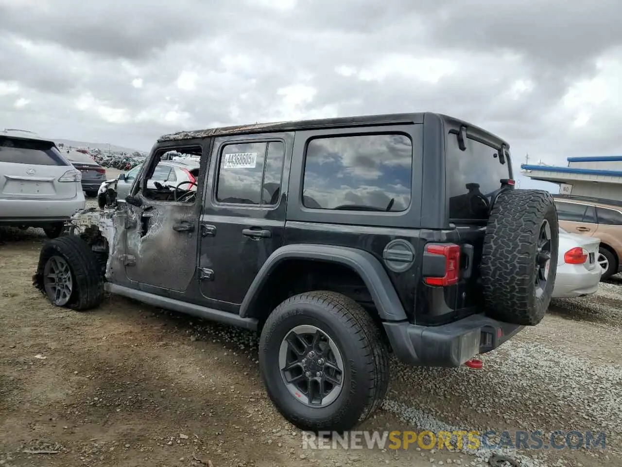 2 Photograph of a damaged car 1C4HJXFN3KW547324 JEEP WRANGLER 2019