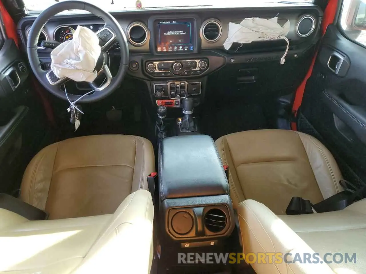 8 Photograph of a damaged car 1C4HJXFN6KW539055 JEEP WRANGLER 2019