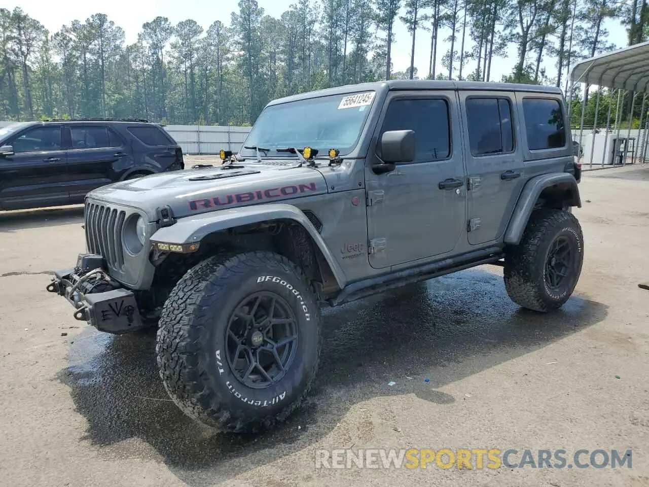 1 Photograph of a damaged car 1C4HJXFN8KW507482 JEEP WRANGLER 2019