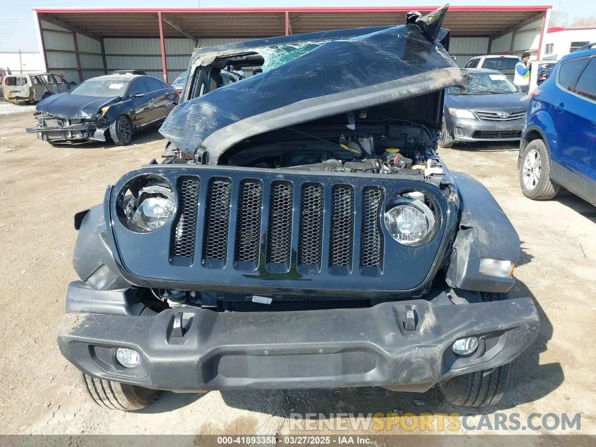13 Photograph of a damaged car 1C4GJXAG0LW276017 JEEP WRANGLER 2020