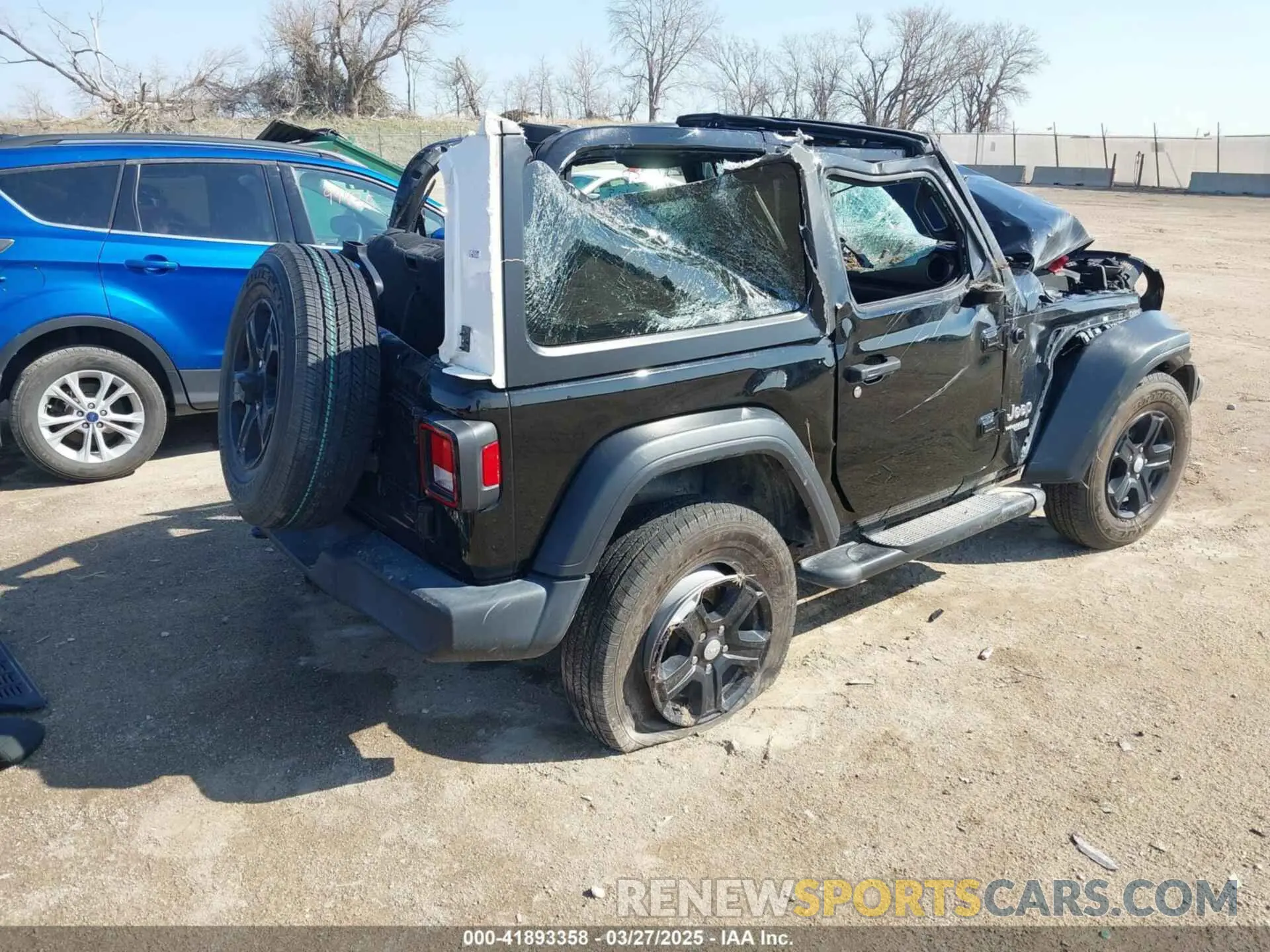4 Photograph of a damaged car 1C4GJXAG0LW276017 JEEP WRANGLER 2020