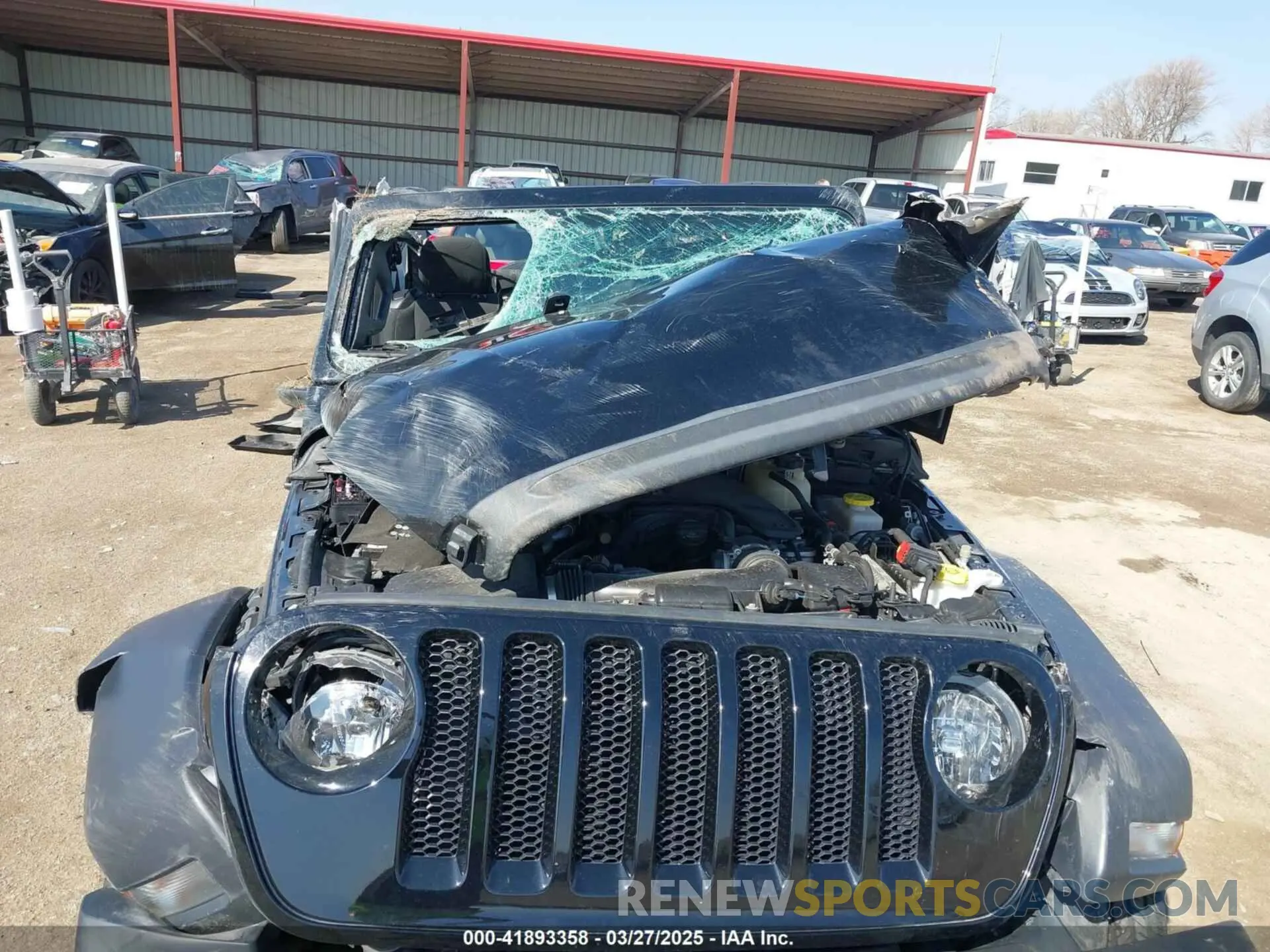 6 Photograph of a damaged car 1C4GJXAG0LW276017 JEEP WRANGLER 2020