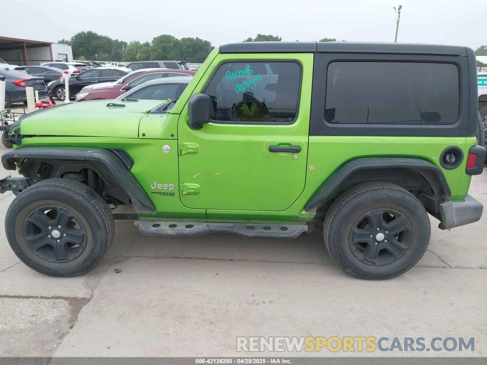 15 Photograph of a damaged car 1C4GJXAG1LW103235 JEEP WRANGLER 2020