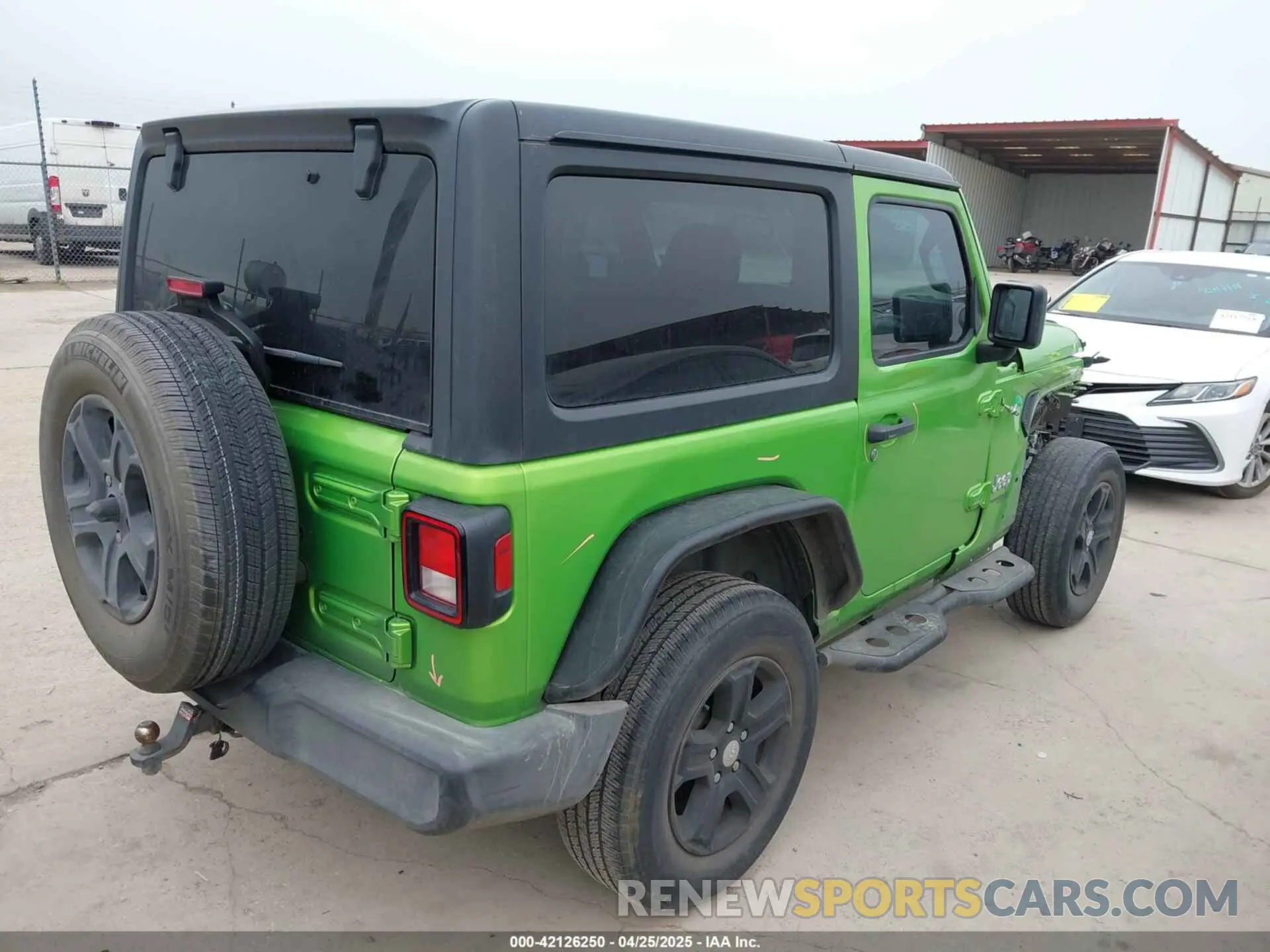 4 Photograph of a damaged car 1C4GJXAG1LW103235 JEEP WRANGLER 2020