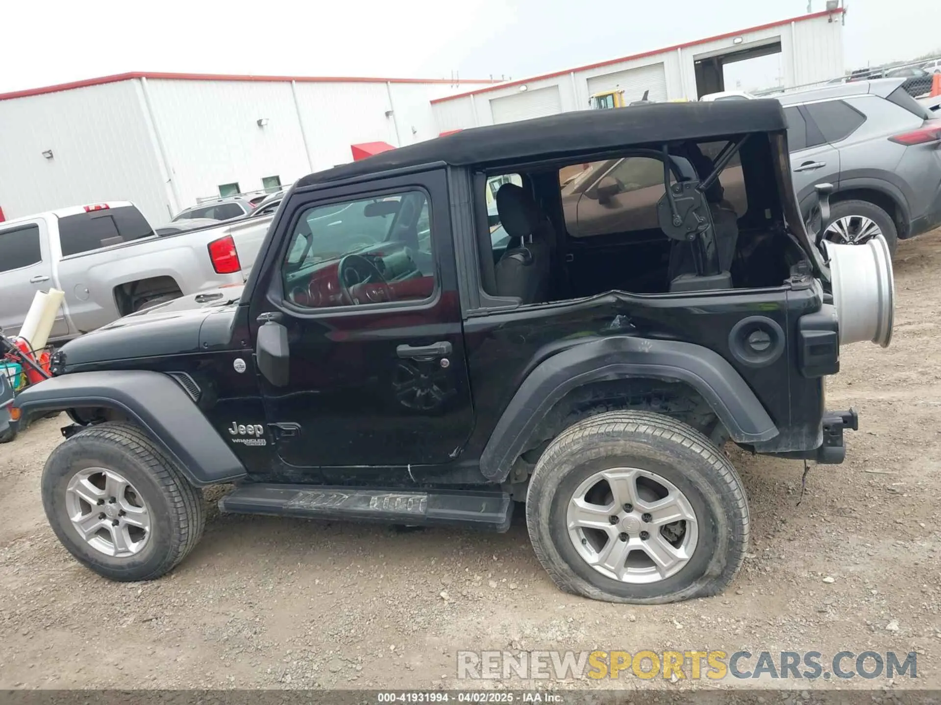 14 Photograph of a damaged car 1C4GJXAG2LW259252 JEEP WRANGLER 2020
