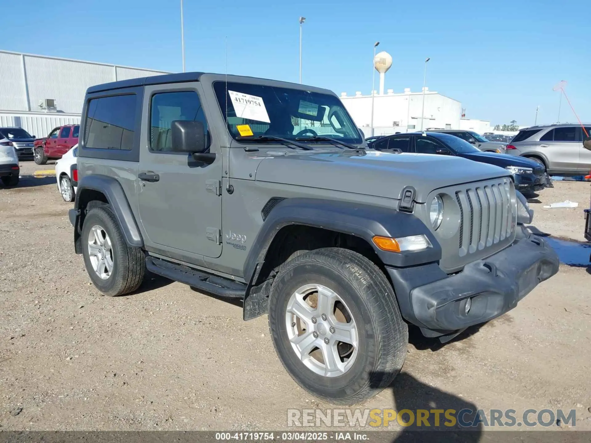1 Photograph of a damaged car 1C4GJXAG4LW164787 JEEP WRANGLER 2020
