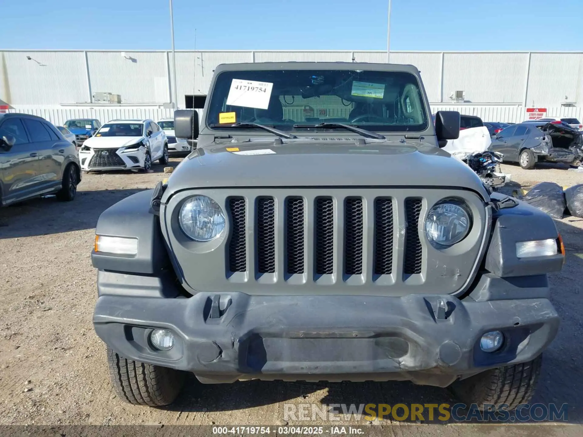 12 Photograph of a damaged car 1C4GJXAG4LW164787 JEEP WRANGLER 2020