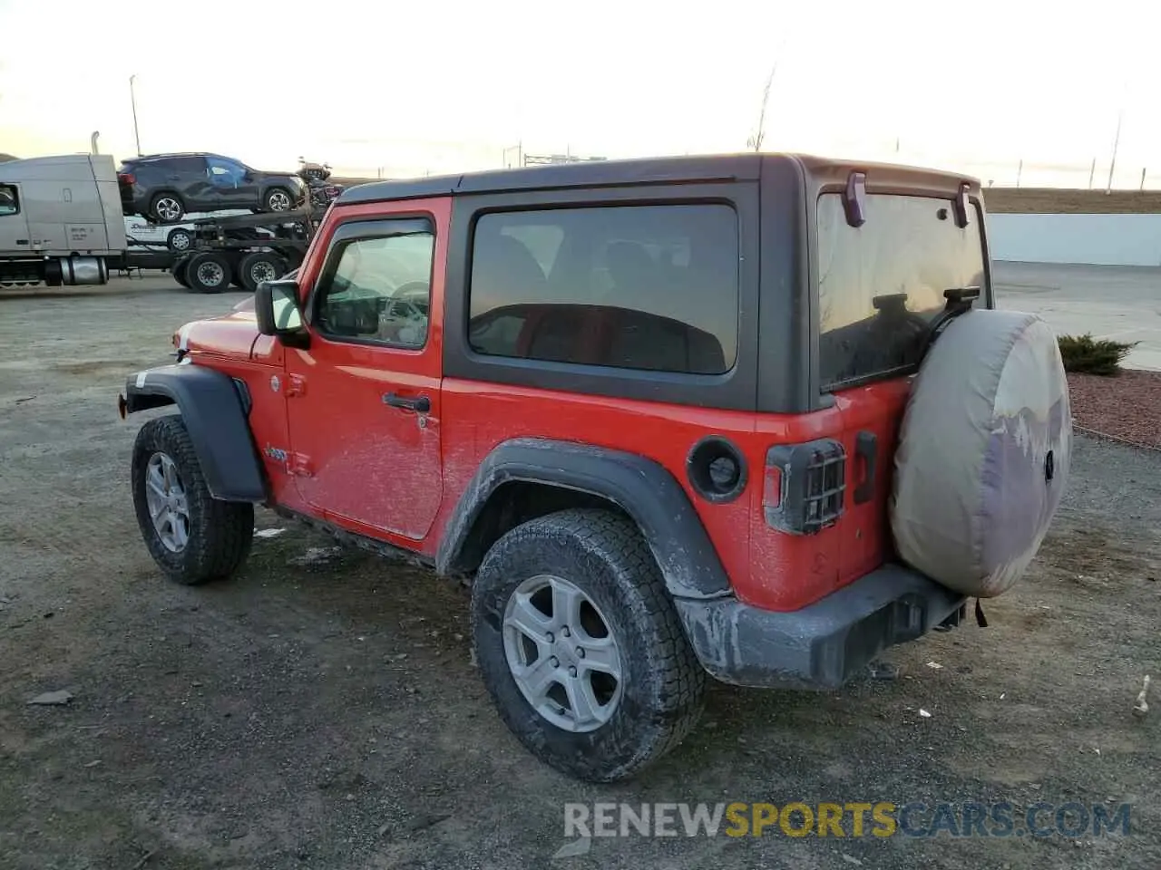 2 Photograph of a damaged car 1C4GJXAGXLW222918 JEEP WRANGLER 2020