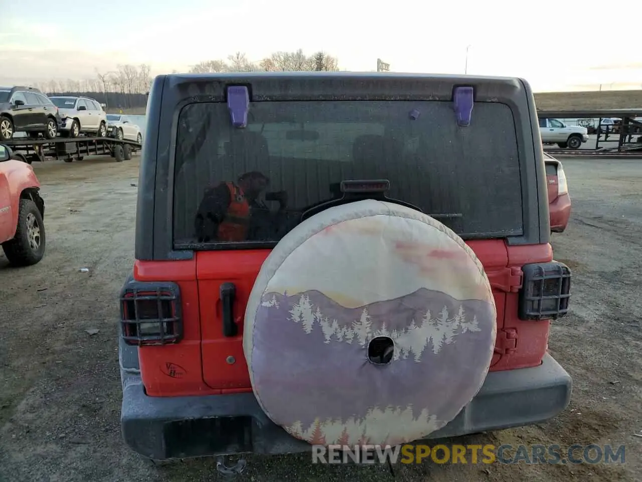 6 Photograph of a damaged car 1C4GJXAGXLW222918 JEEP WRANGLER 2020