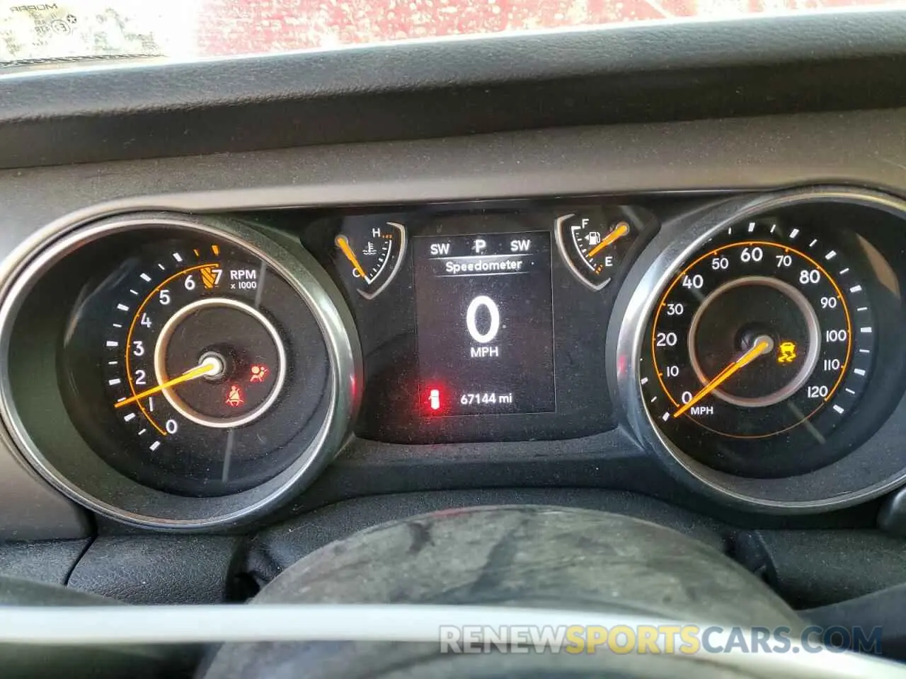 9 Photograph of a damaged car 1C4GJXAGXLW222918 JEEP WRANGLER 2020