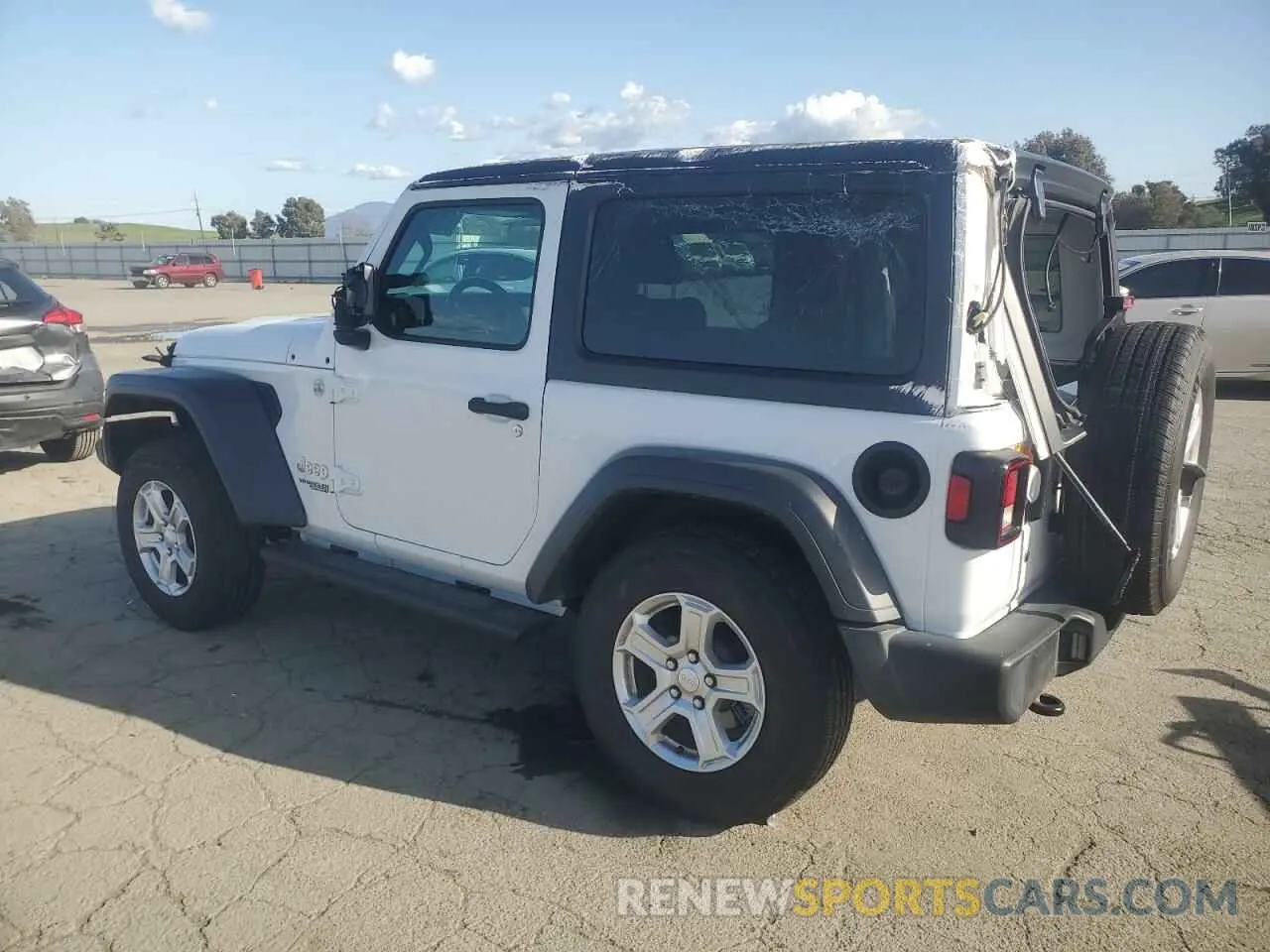 2 Photograph of a damaged car 1C4GJXAN1LW276039 JEEP WRANGLER 2020