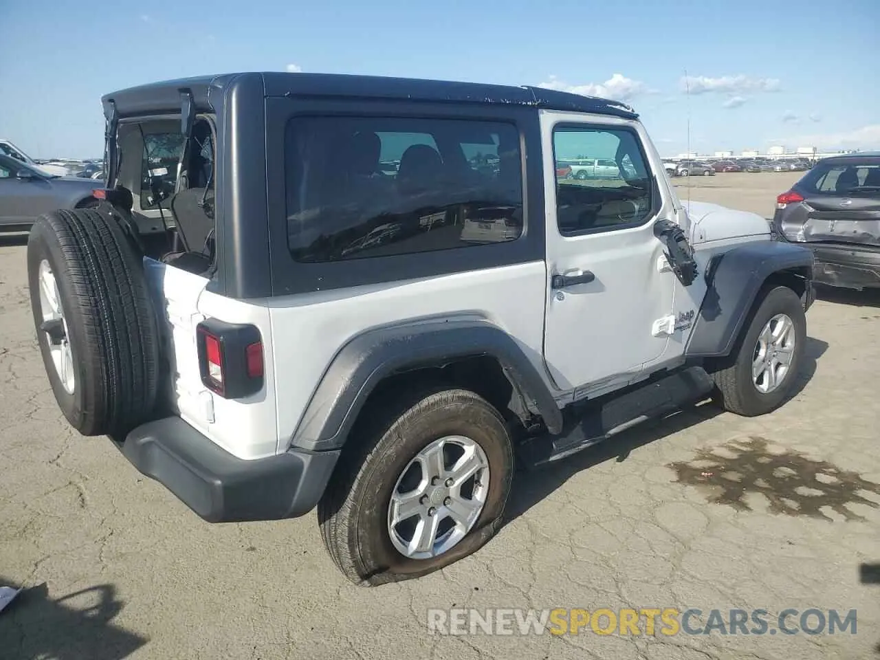 3 Photograph of a damaged car 1C4GJXAN1LW276039 JEEP WRANGLER 2020