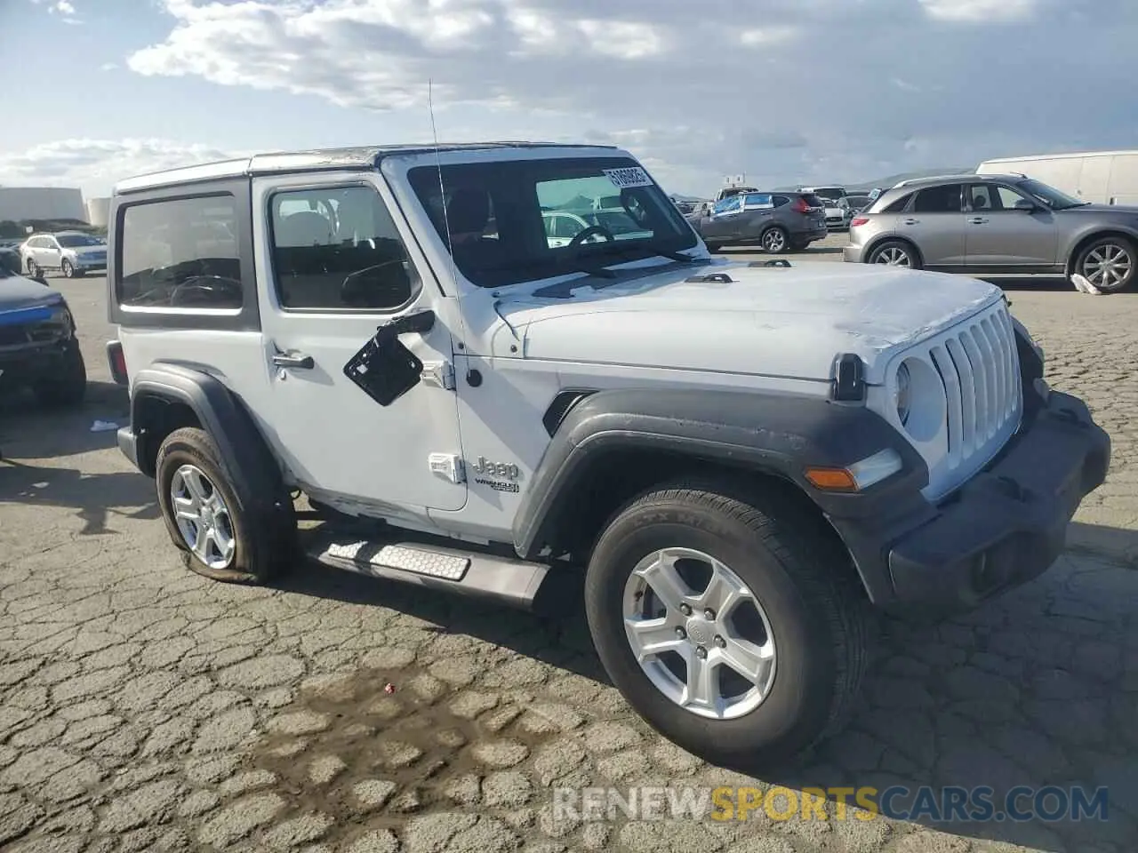 4 Photograph of a damaged car 1C4GJXAN1LW276039 JEEP WRANGLER 2020