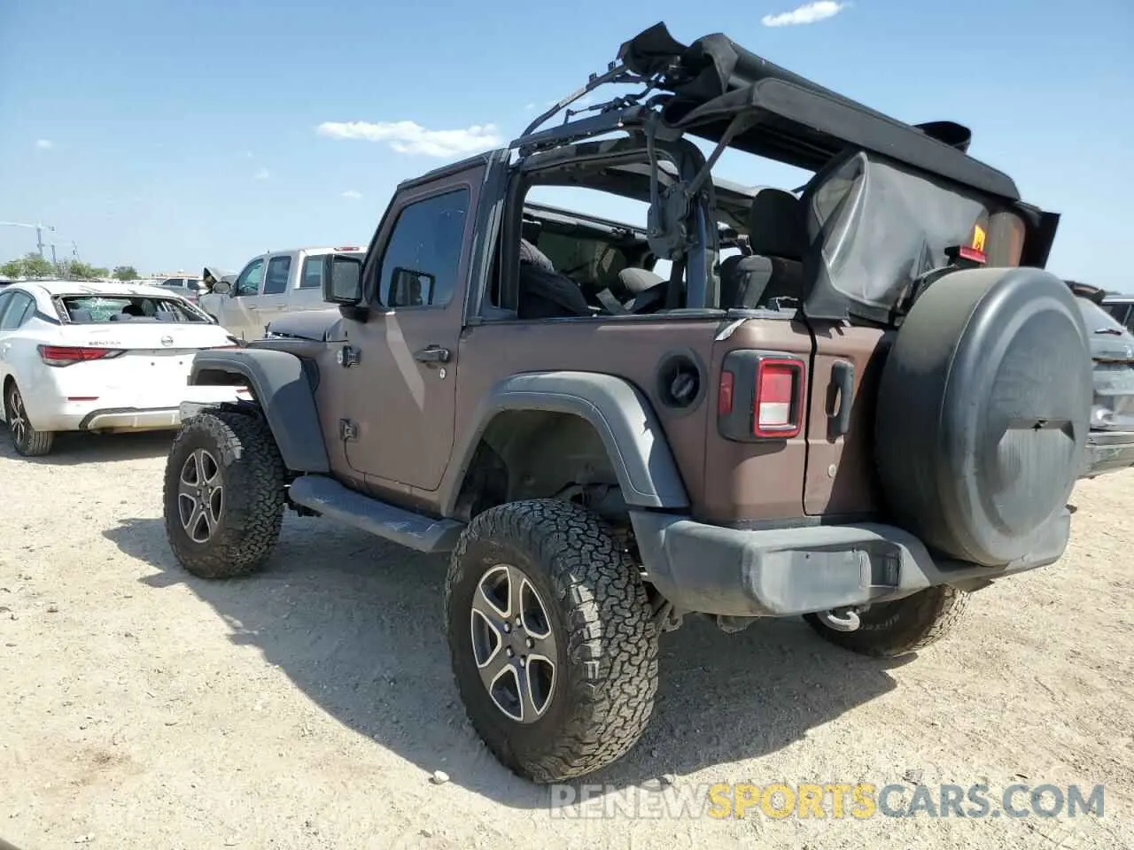 2 Photograph of a damaged car 1C4GJXAN2LW162633 JEEP WRANGLER 2020