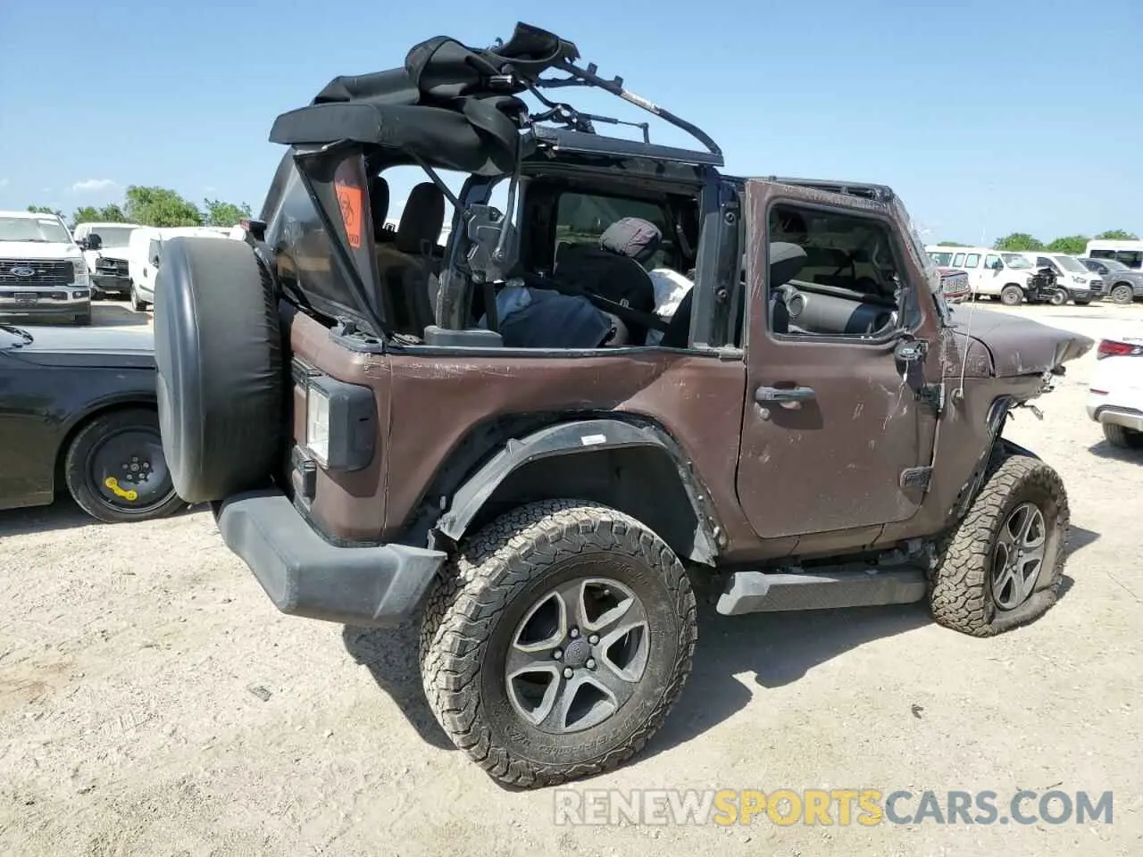 3 Photograph of a damaged car 1C4GJXAN2LW162633 JEEP WRANGLER 2020