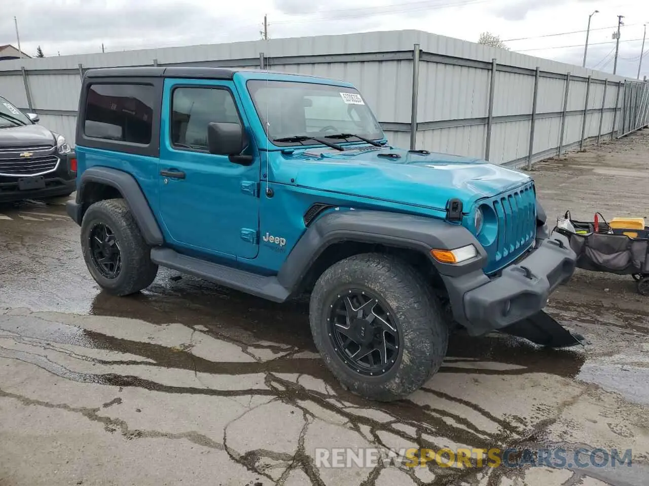4 Photograph of a damaged car 1C4GJXAN3LW202881 JEEP WRANGLER 2020