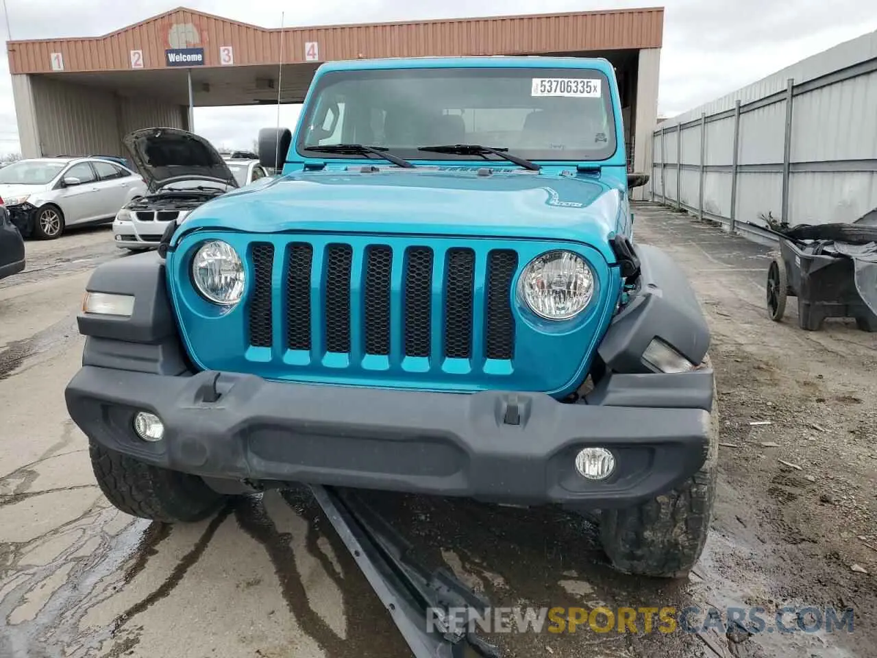 5 Photograph of a damaged car 1C4GJXAN3LW202881 JEEP WRANGLER 2020