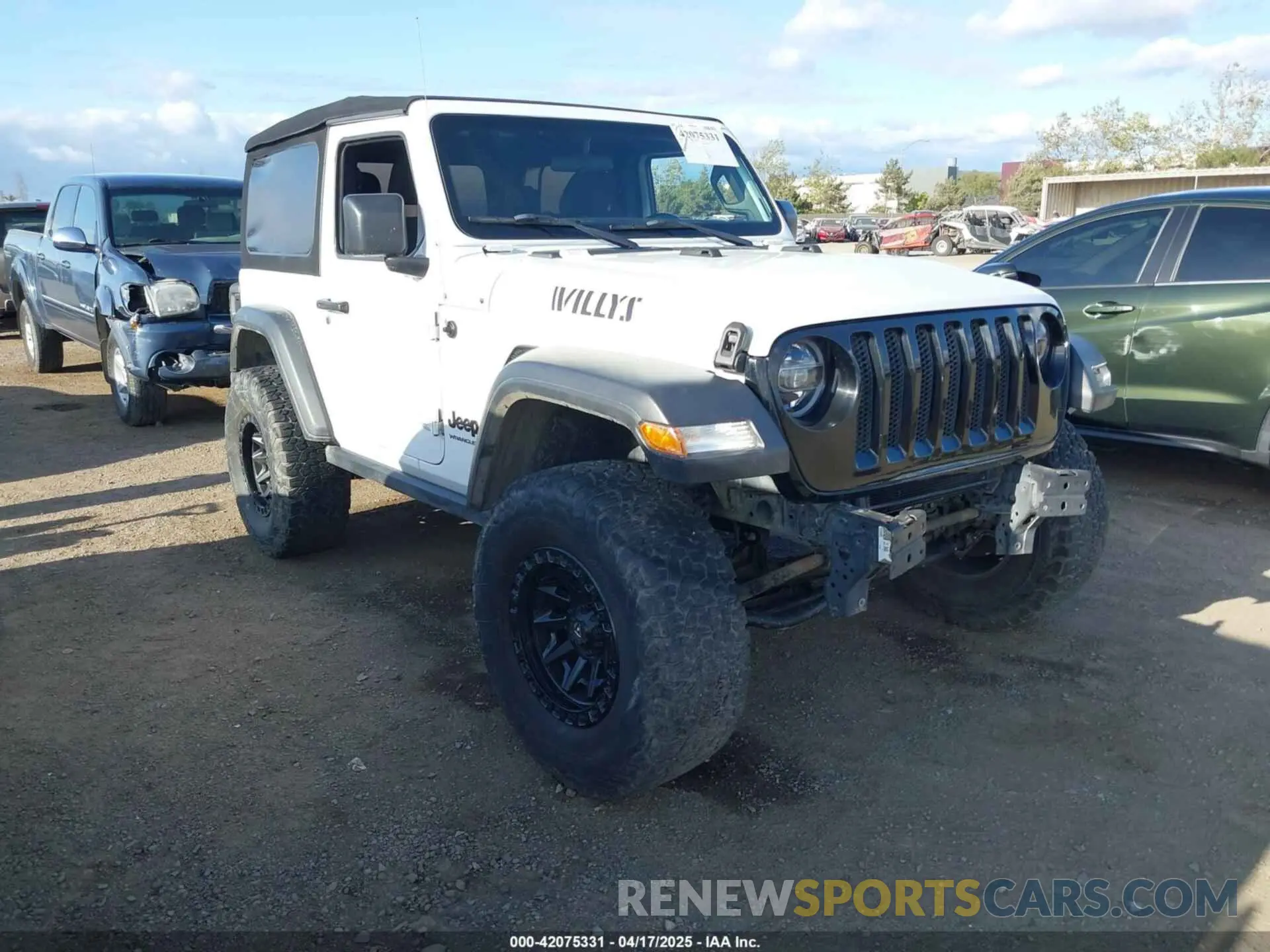 1 Photograph of a damaged car 1C4GJXAN3LW236383 JEEP WRANGLER 2020
