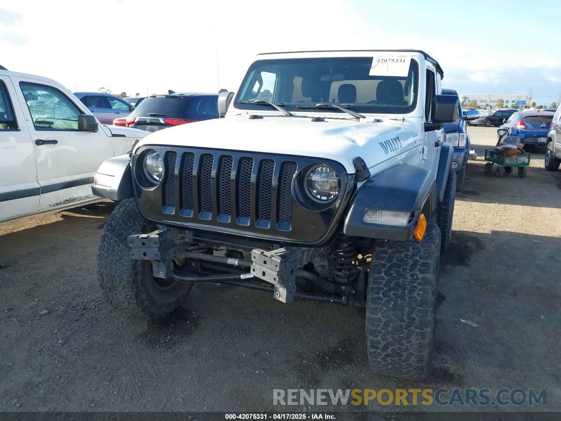 6 Photograph of a damaged car 1C4GJXAN3LW236383 JEEP WRANGLER 2020