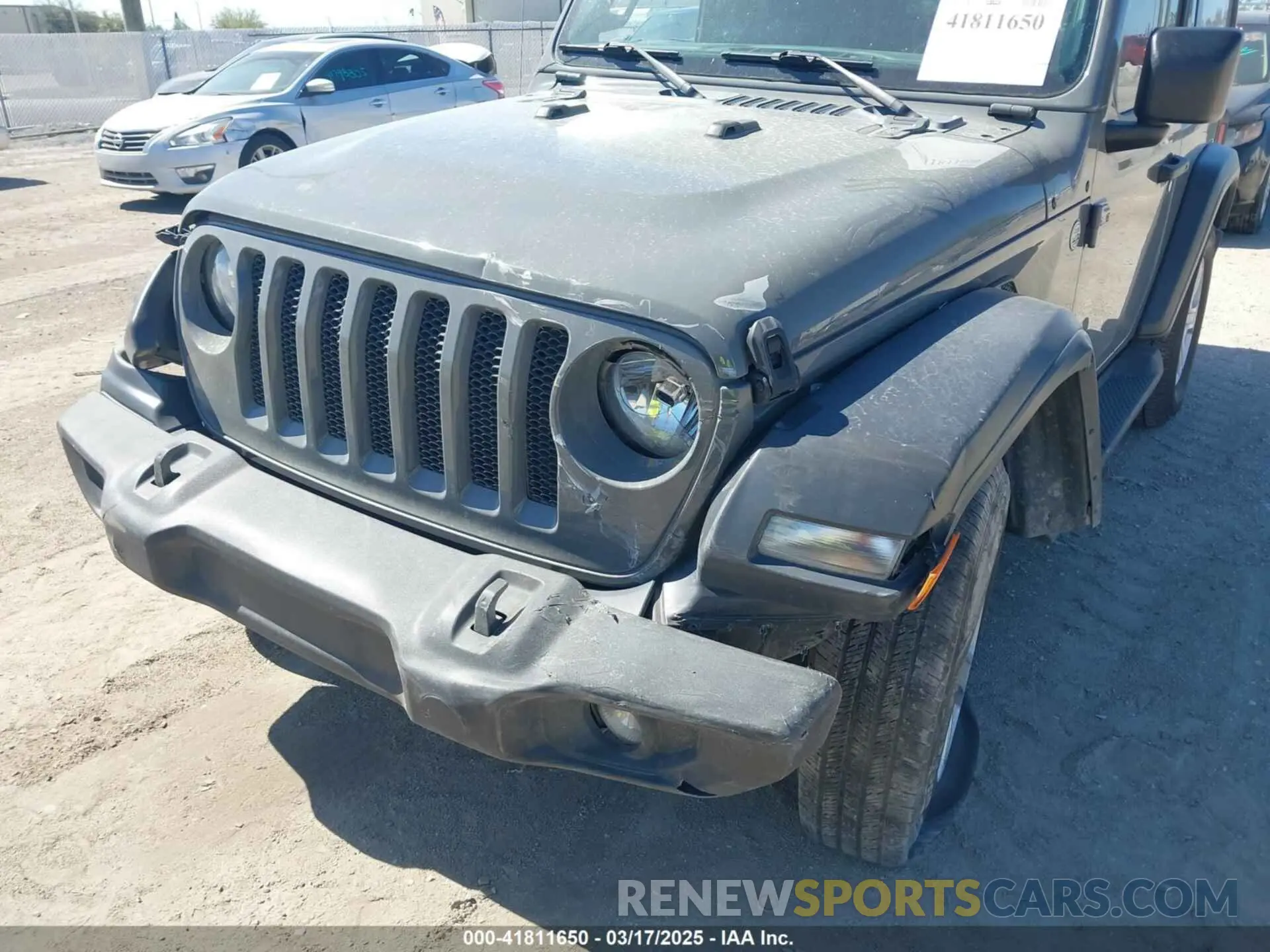 6 Photograph of a damaged car 1C4GJXAN4LW208110 JEEP WRANGLER 2020
