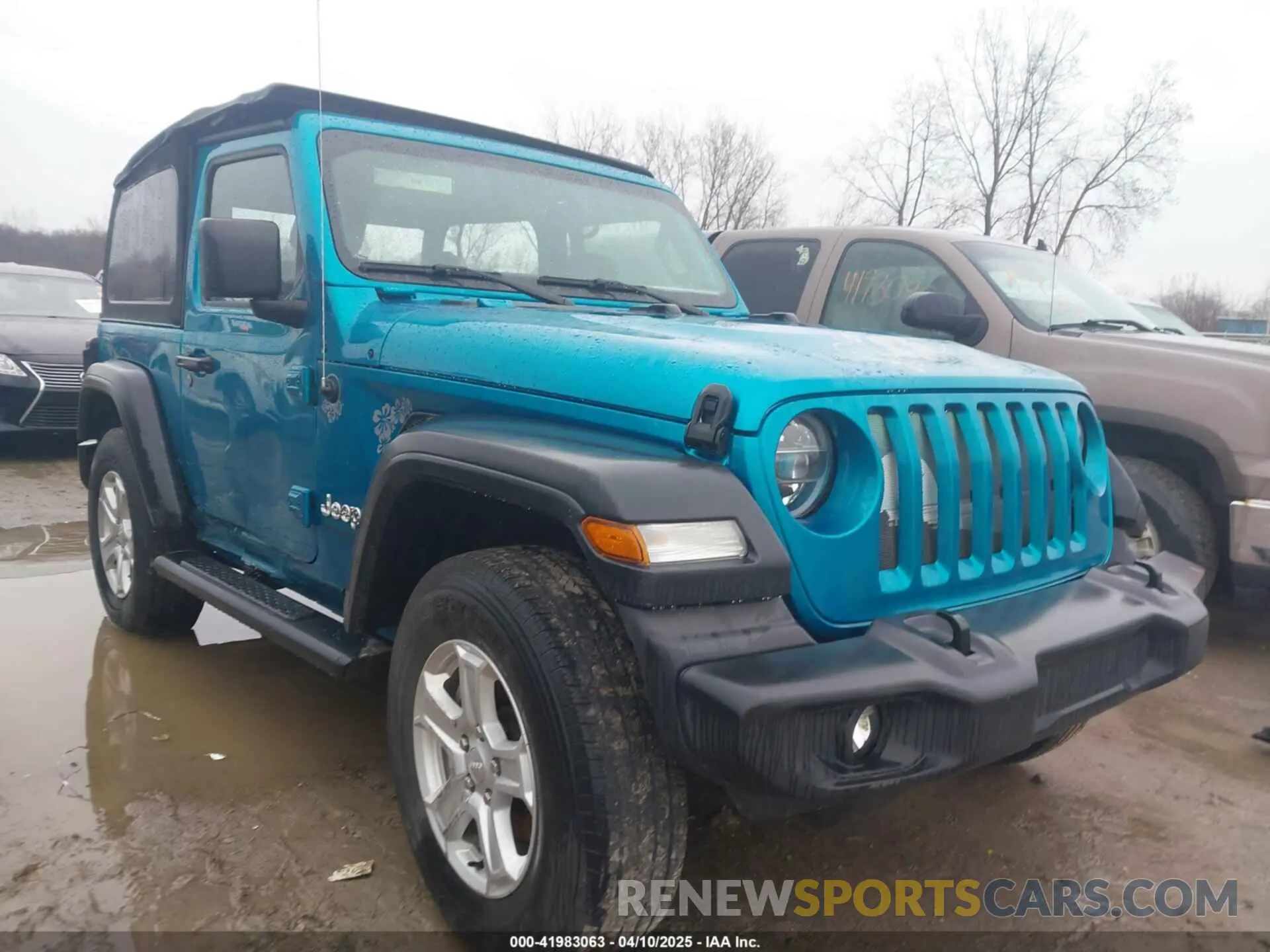 1 Photograph of a damaged car 1C4GJXAN4LW263737 JEEP WRANGLER 2020