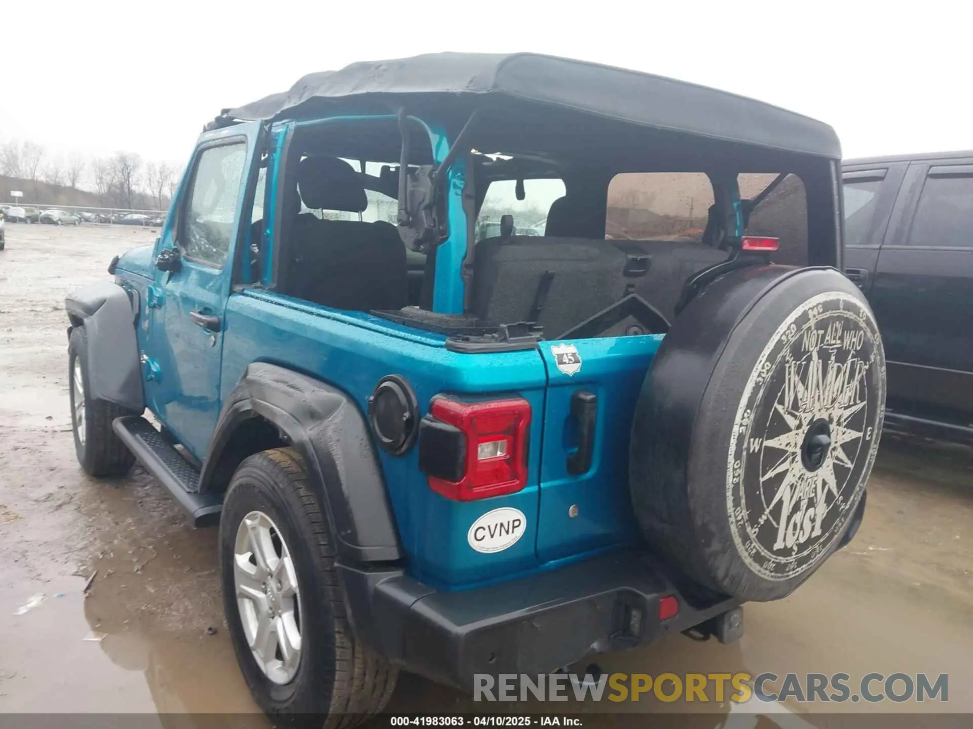 3 Photograph of a damaged car 1C4GJXAN4LW263737 JEEP WRANGLER 2020