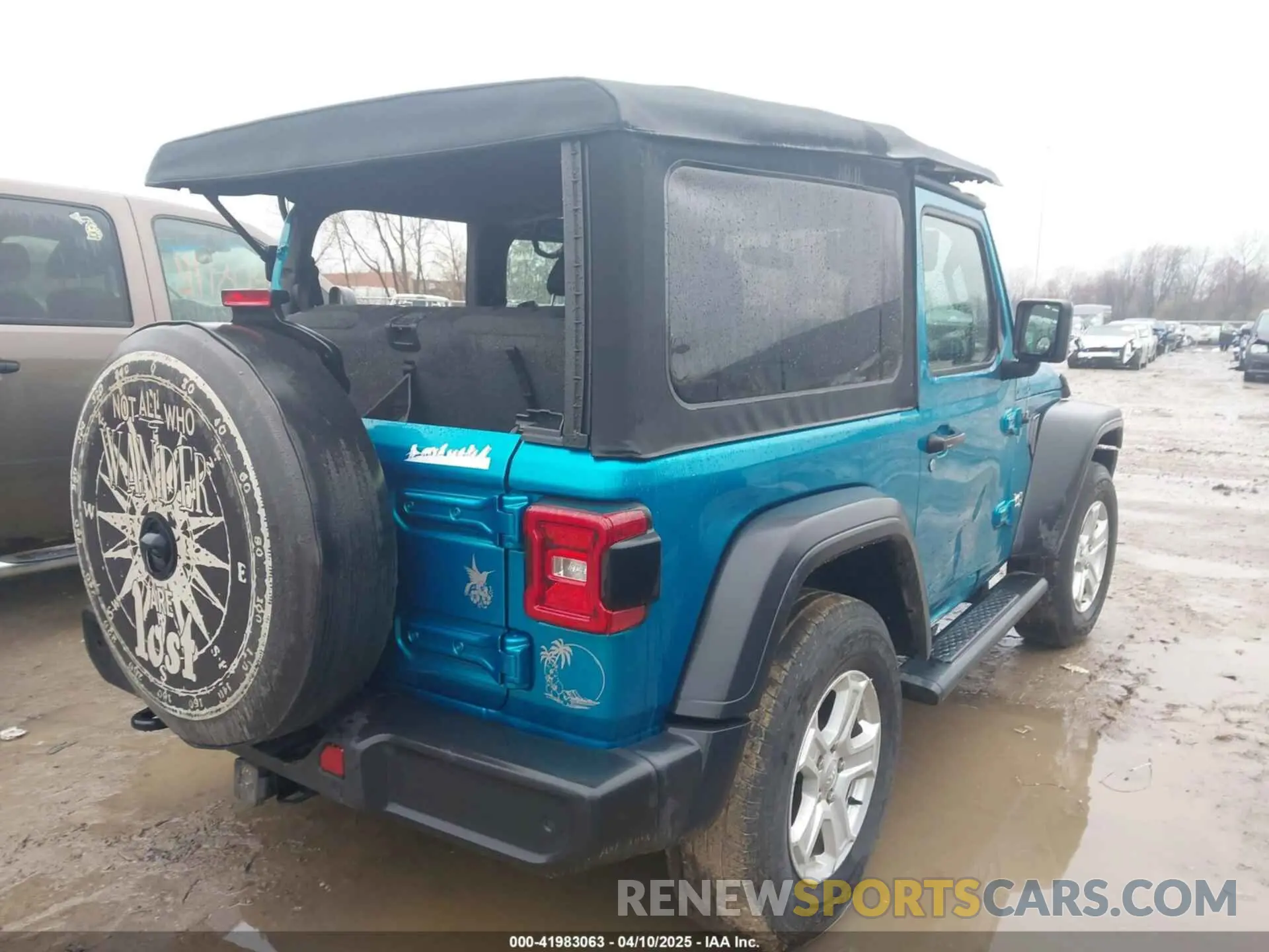 4 Photograph of a damaged car 1C4GJXAN4LW263737 JEEP WRANGLER 2020