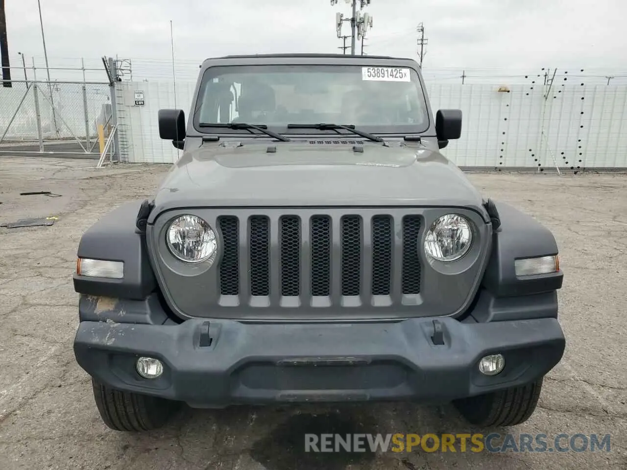 5 Photograph of a damaged car 1C4GJXAN8LW130902 JEEP WRANGLER 2020