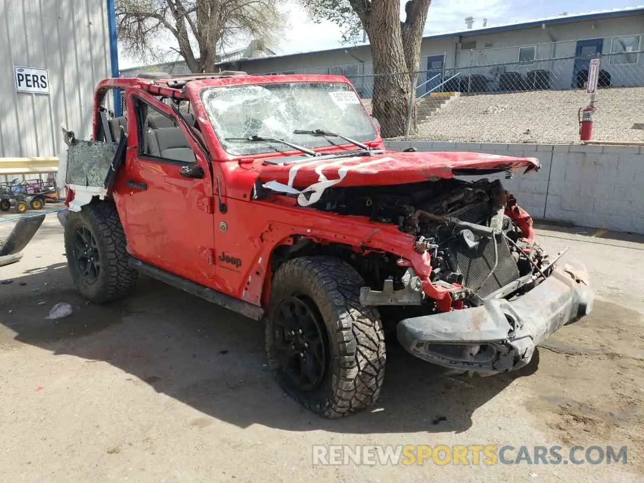 4 Photograph of a damaged car 1C4GJXANXLW314447 JEEP WRANGLER 2020