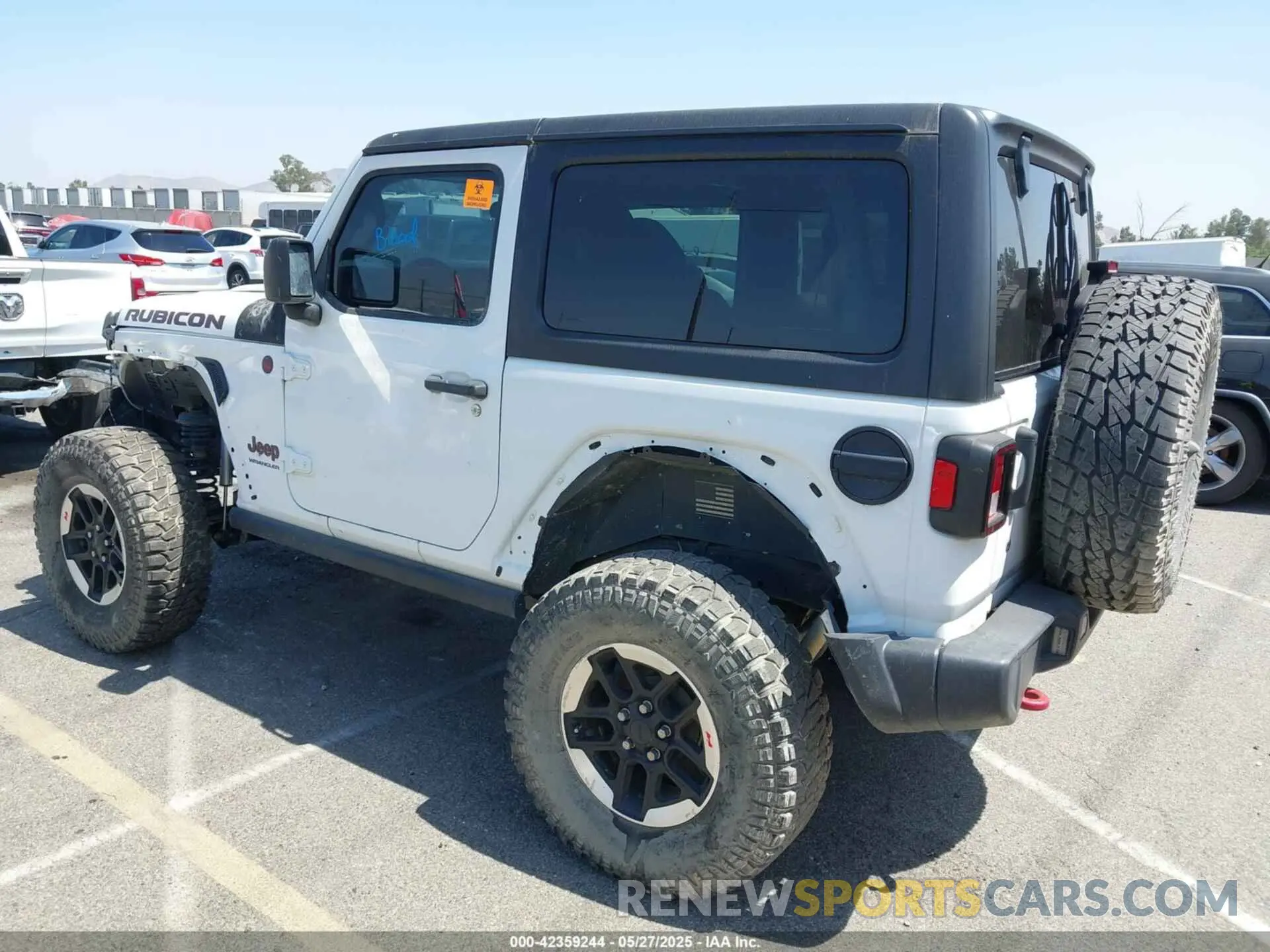 3 Photograph of a damaged car 1C4HJXCN4LW196557 JEEP WRANGLER 2020