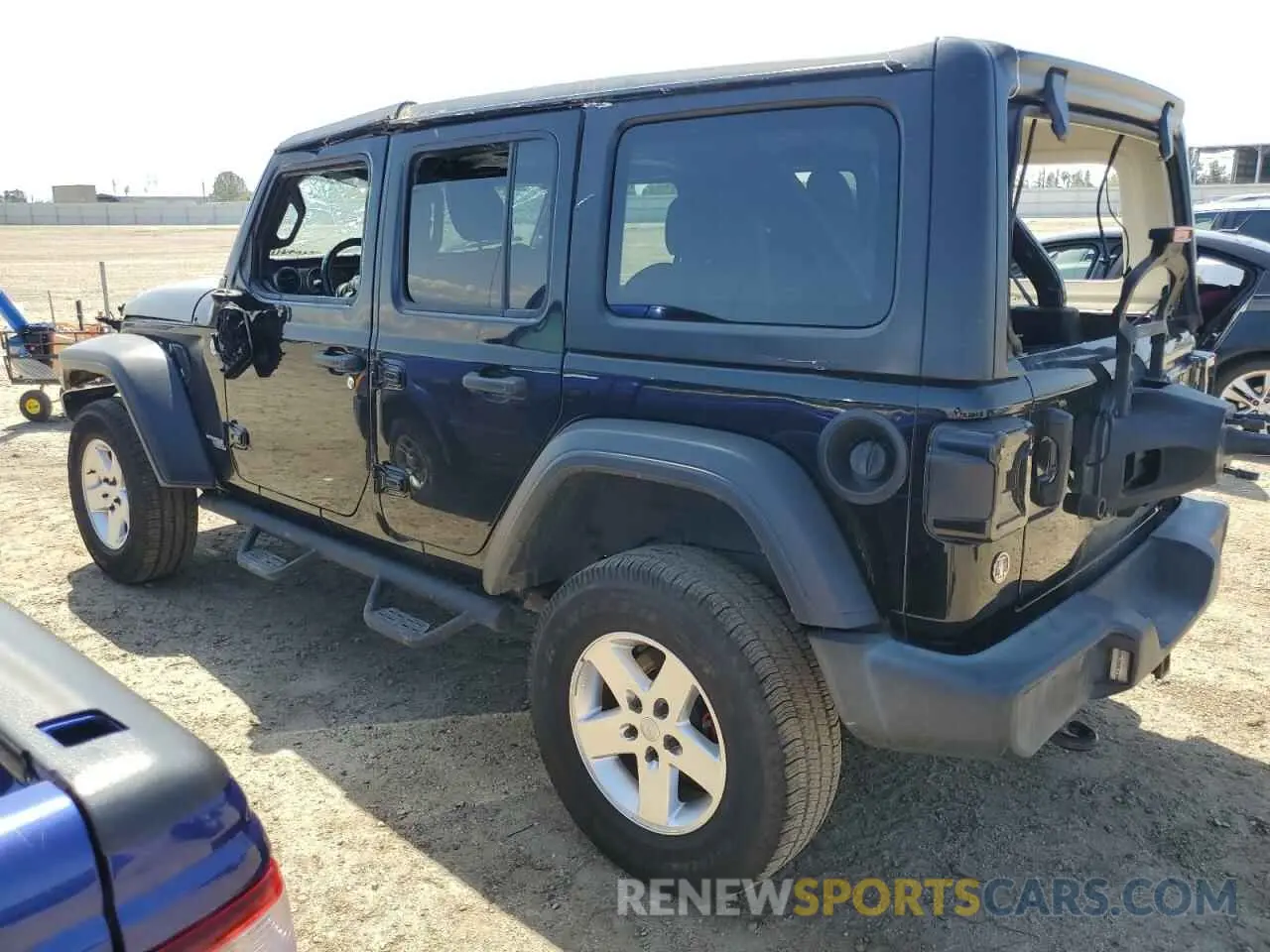 2 Photograph of a damaged car 1C4HJXDG0LW296008 JEEP WRANGLER 2020