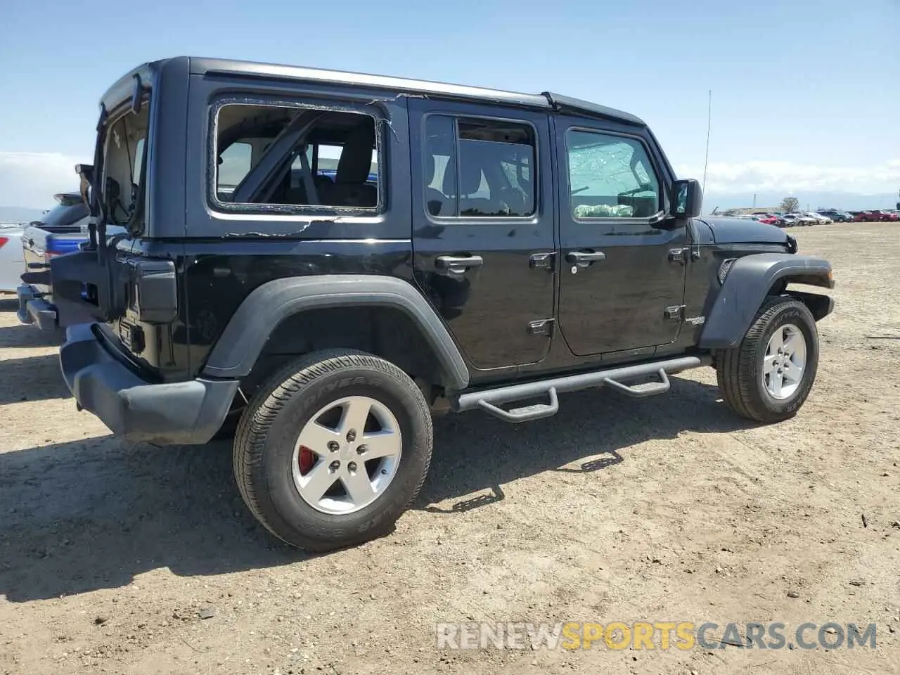 3 Photograph of a damaged car 1C4HJXDG0LW296008 JEEP WRANGLER 2020