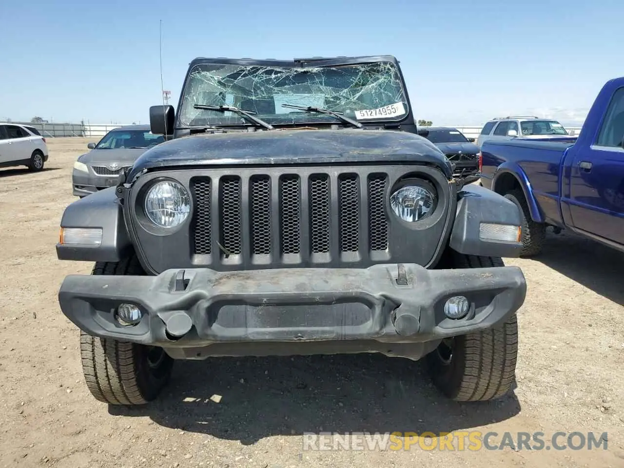 5 Photograph of a damaged car 1C4HJXDG0LW296008 JEEP WRANGLER 2020