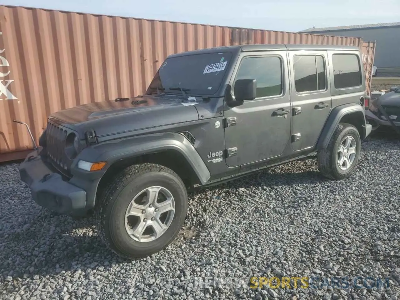 1 Photograph of a damaged car 1C4HJXDG0LW330576 JEEP WRANGLER 2020
