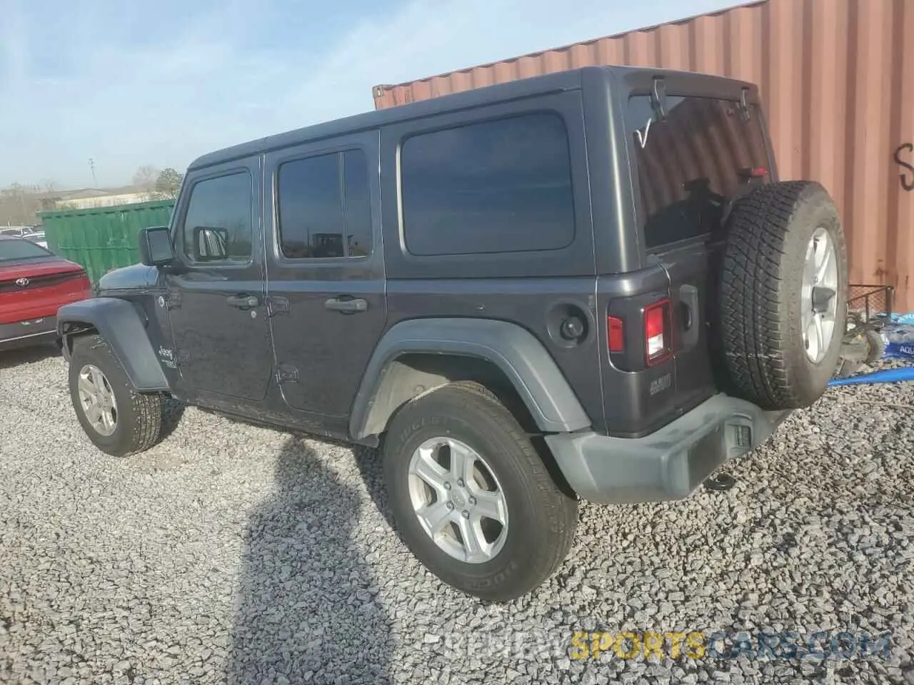 2 Photograph of a damaged car 1C4HJXDG0LW330576 JEEP WRANGLER 2020