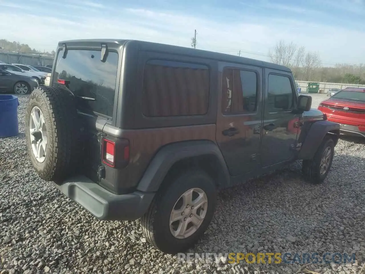 3 Photograph of a damaged car 1C4HJXDG0LW330576 JEEP WRANGLER 2020